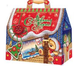 Новогодний подарок "Зимний бантик - 1"