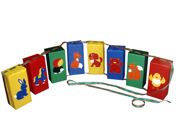 Игровая  дорожка -спортивный модуль (Прямоугольник (40*15*20) – 8 шт., канат 5м - 2шт) Игровая  дорожка -спортивный модуль (Прямоугольник (40*15*20) – 8 шт., канат 5м - 2шт)