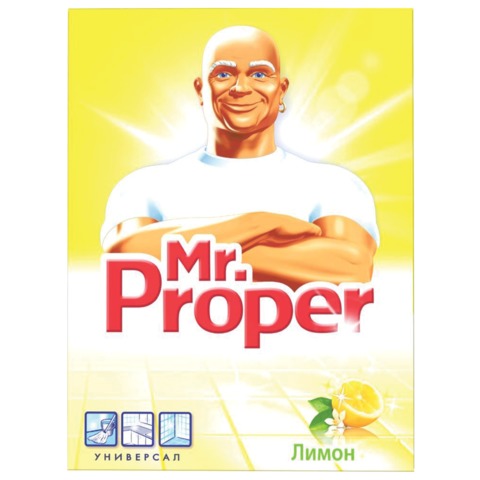 Чистящее средство MR. PROPER (Мистер Пропер) 400г, "Лимон", универсал, порошок, ш/к 27101