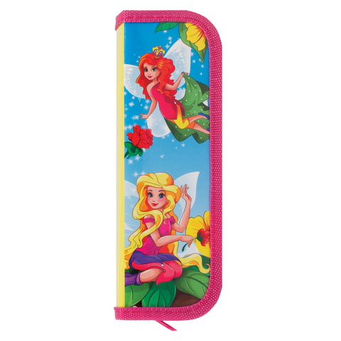 Пенал 1 отделение, для учениц начальной школы, "Крылья", 19х6 см, ПН-0228