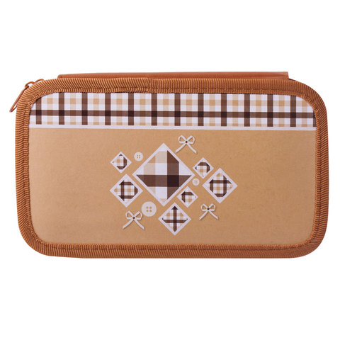 Пенал 2 отделения BRAUBERG, для начальной школы, девочка, Кембридж, 19*11 см, 104361