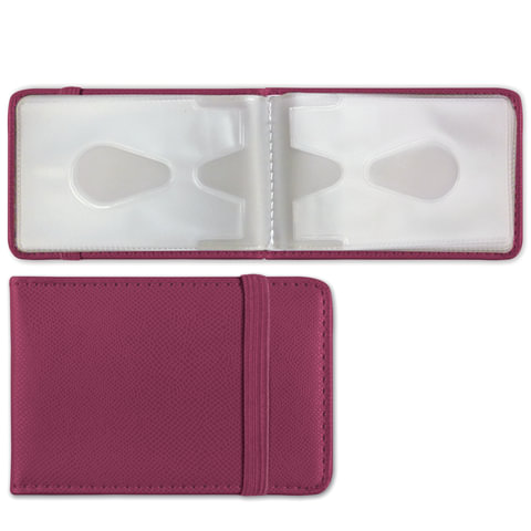 Визитница/кредитница однорядная, BRAUBERG "Iguana" на 24 карты, "кожа змеи", застежка, борд., 232290