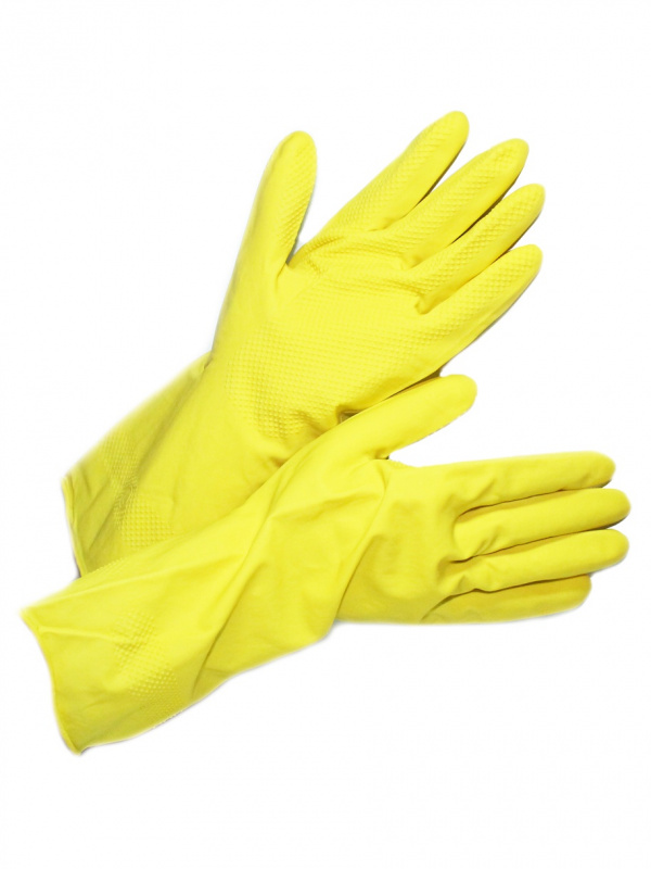 Перчатки резиновые разм. L Clear Line (DGL018L)