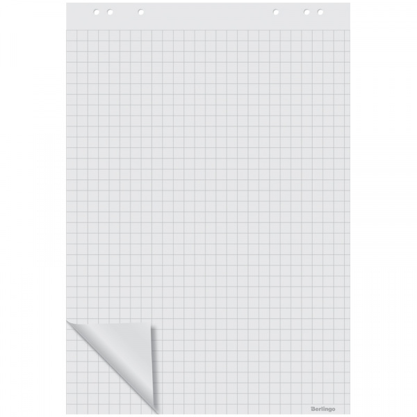 Блокнот для флипчарта Berlingo 64*96см, 20л., клетка SFb_20011