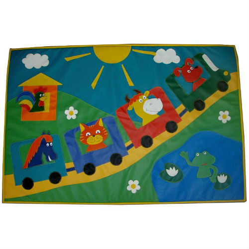 Звуковое панно «Веселый паровозик» , 80*120*2 см Звуковое панно «Веселый паровозик» , 80*120*2 см