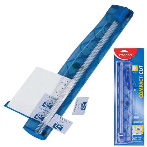 Резак MAPED (Франция) роликовый "Compact", А4, 5 л, пластик. основа, 089300 Резак MAPED (Франция) роликовый "Compact", А4, 5 л, пластик. основа, 089300