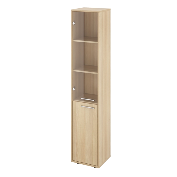 Колонка закрытая со стеклом 371х338х1845 (КЦ15+КЦ17+КЦ40+ДБ48) ,акация лорка Канцлер